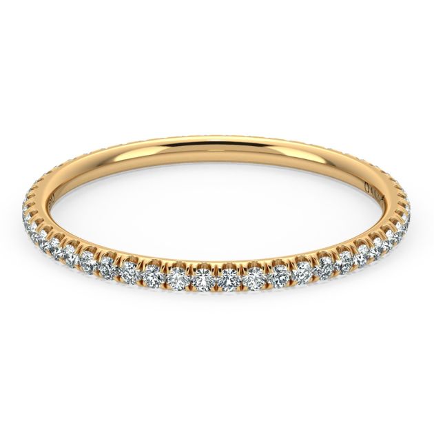Danhov Abbraccio Classic Wedding Band in 18k Yellow Gold