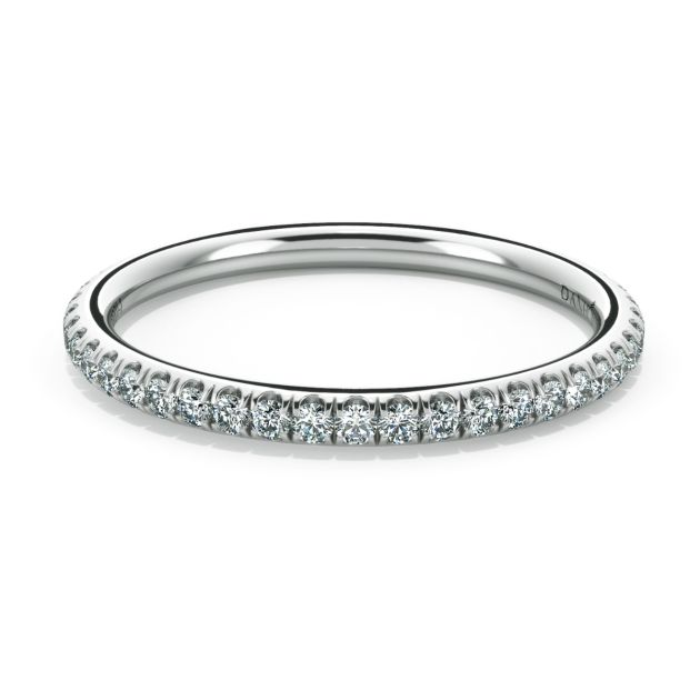 Danhov Per Lei Wedding Ring for Women in 14k White Gold