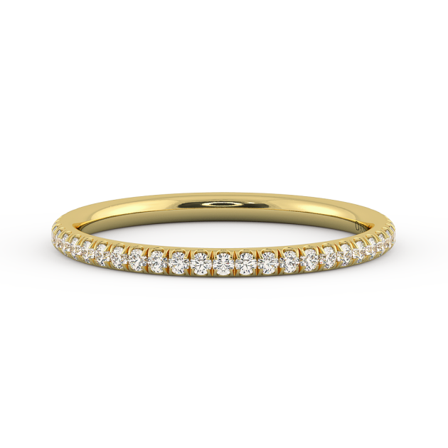 Danhov Abbraccio Diamond Wedding Band in 18k Yellow Gold