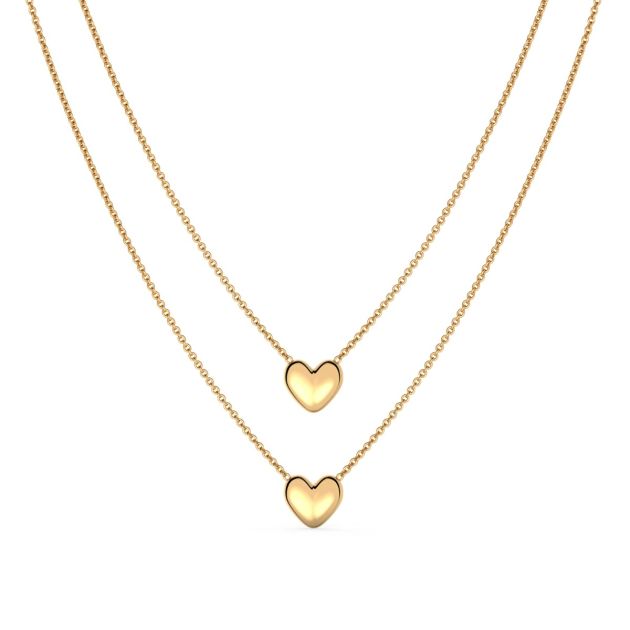 Heart Pendant in 18k Yellow Gold