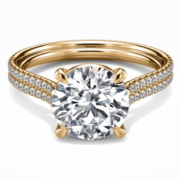 Danhov Per Lei Engagement Ring in 14k Yellow Gold