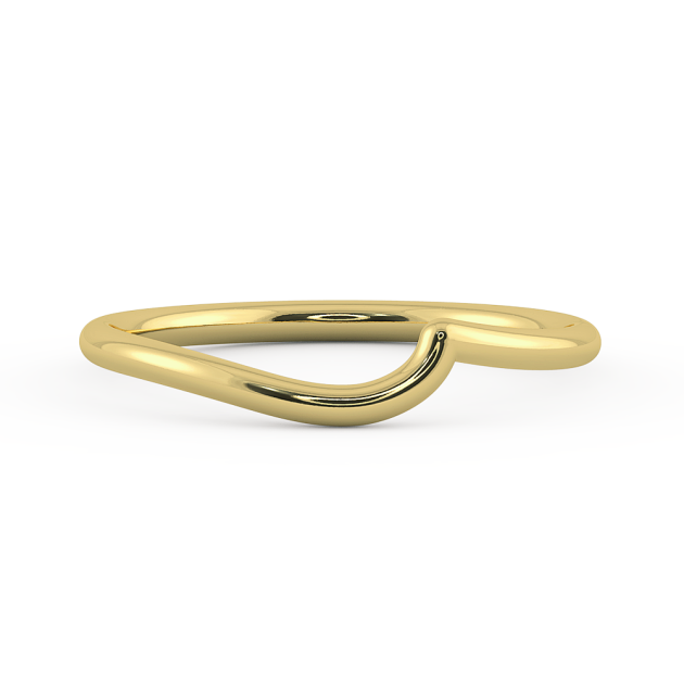 Danhov Abbraccio Ladies Wedding Band in 18k Yellow Gold