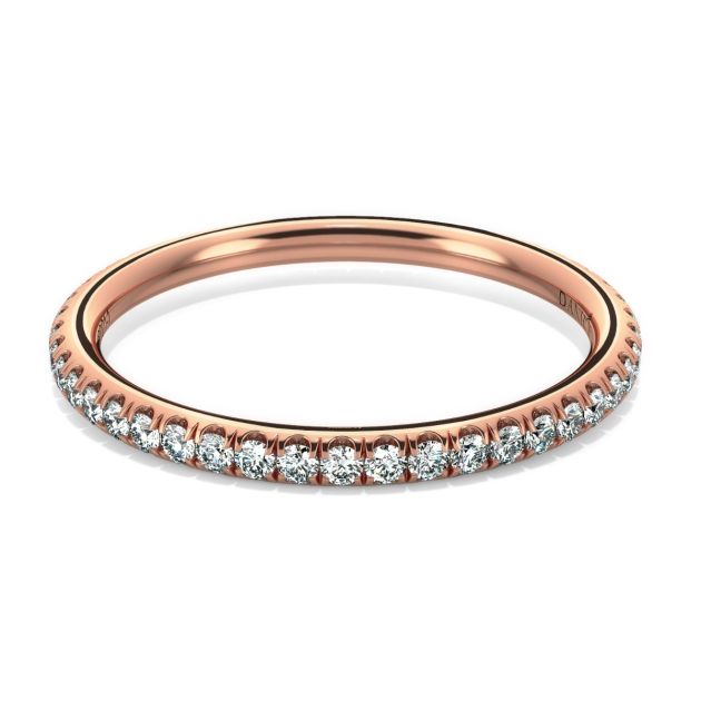 Norme de Danhov Wedding Band in 14k Rose Gold