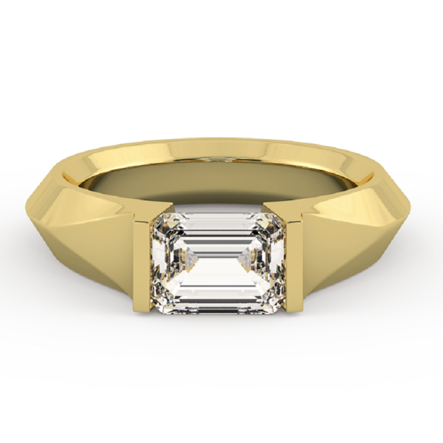 Danhov Voltaggio Engagement Ring in 14K Yellow Gold