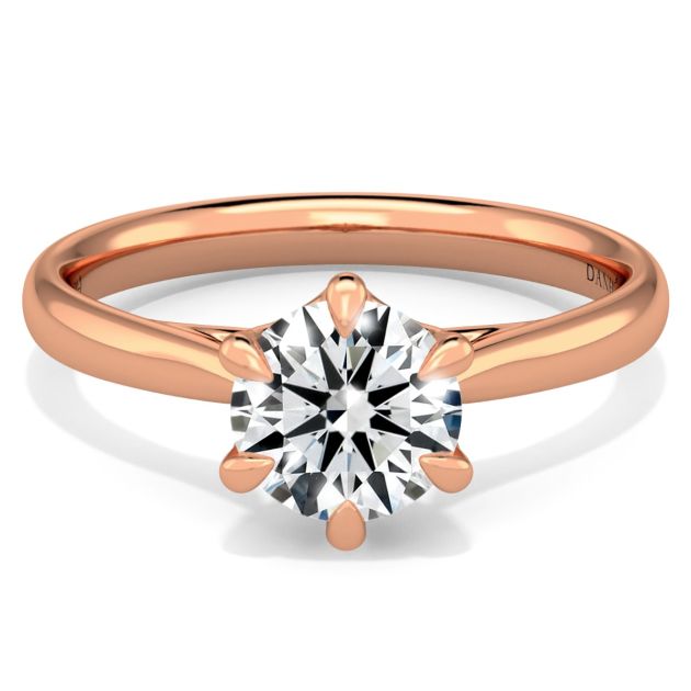 Norme de Danhov  Engagement Ring for Women in 18k Rose Gold