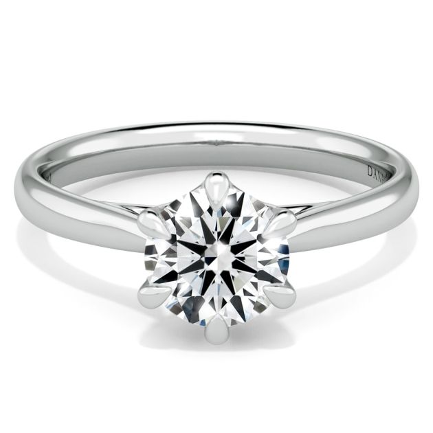 Norme de Danhov  Engagement Ring for Women in 14k White Gold