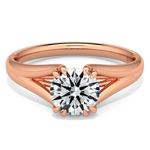 Norme de Danhov  Engagement Ring for Women in 14k Rose Gold