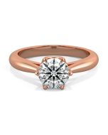 Danhov Classico Engagement Ring in 18k Rose Gold