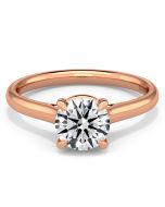 Norme de Danhov Engagement Ring in 18k Rose Gold