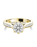 Danhov Classico Engagement Ring in 14k Yellow Gold