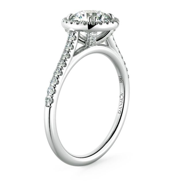 Norme De Danhov Ladies Engagement Ring Set in Platinum