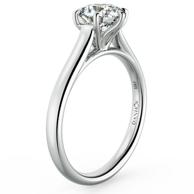 Norme de Danhov Engagement Ring in Platinum