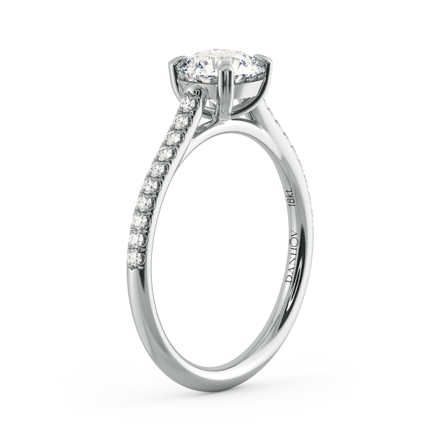 Danhov Classico Engagement Ring in Platinum