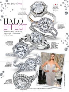 Danhov halo engagement ring